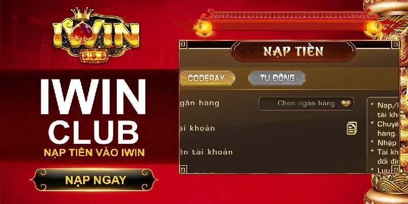 Nạp tiền iWin bằng ví điện tử